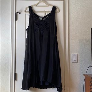 Johnny Was Black Sleeveless Dress! Size XL